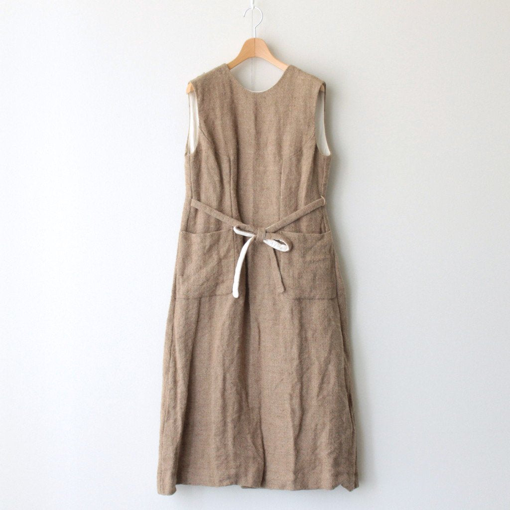 WRAP COAT NO SLEEVE #JUTE [93512]