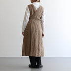 WRAP COAT NO SLEEVE #JUTE [93512]