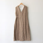 WRAP COAT NO SLEEVE #JUTE [93512]