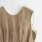 WRAP COAT NO SLEEVE #JUTE [93512]