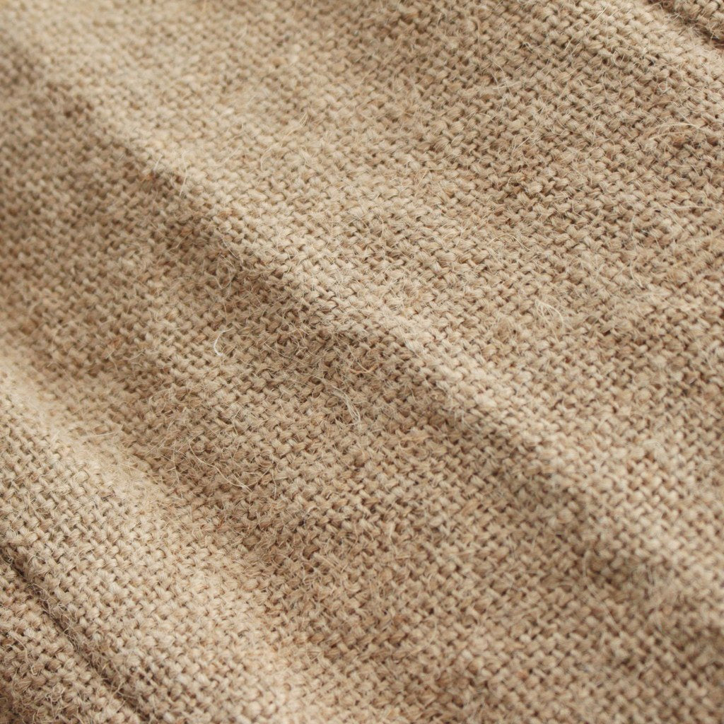 WRAP COAT NO SLEEVE #JUTE [93512]