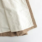 WRAP COAT NO SLEEVE #JUTE [93512]