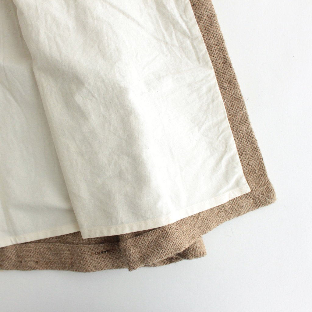 WRAP COAT NO SLEEVE #JUTE [93512]