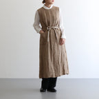 WRAP COAT NO SLEEVE #JUTE [93512]
