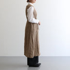 WRAP COAT NO SLEEVE #JUTE [93512]