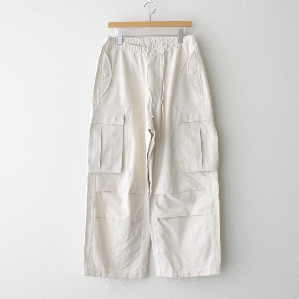 PEACE PANTS #ECRU SLUB [SSS23TRPEACOTECR]