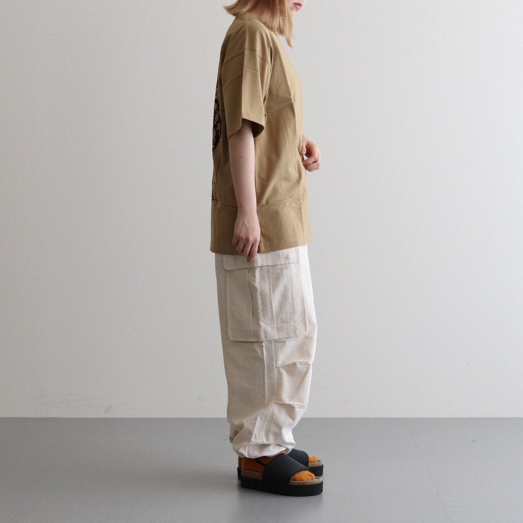 PEACE PANTS #ECRU SLUB [SSS23TRPEACOTECR] _ Story mfg