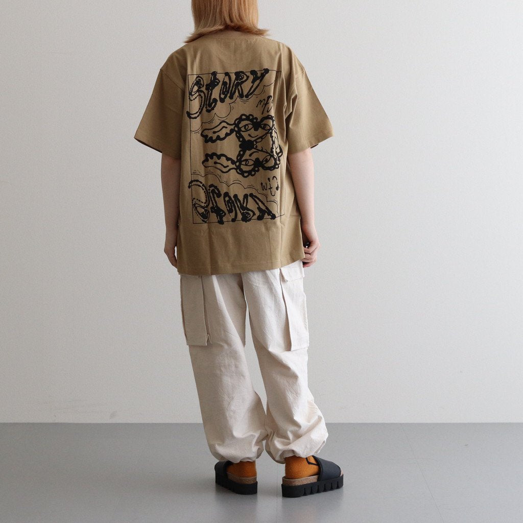 PEACE PANTS #ECRU SLUB [SSS23TRPEACOTECR]