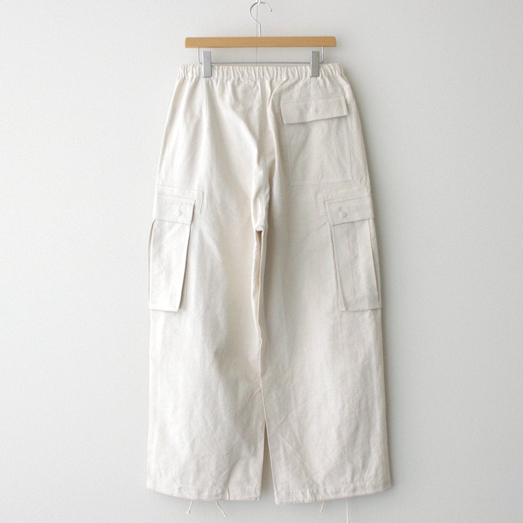 PEACE PANTS #ECRU SLUB [SSS23TRPEACOTECR]