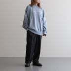 OVERSIZED REBUILD SWEAT LS #GREY BLUE [ST.682]
