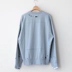 OVERSIZED REBUILD SWEAT LS #GREY BLUE [ST.682]