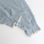 OVERSIZED REBUILD SWEAT LS #GREY BLUE [ST.682]