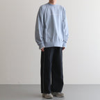 OVERSIZED REBUILD SWEAT LS #GREY BLUE [ST.682]