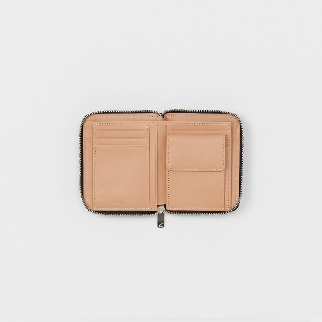 SQUARE ZIP PURSE #BLACK [OL-RC-SZP]