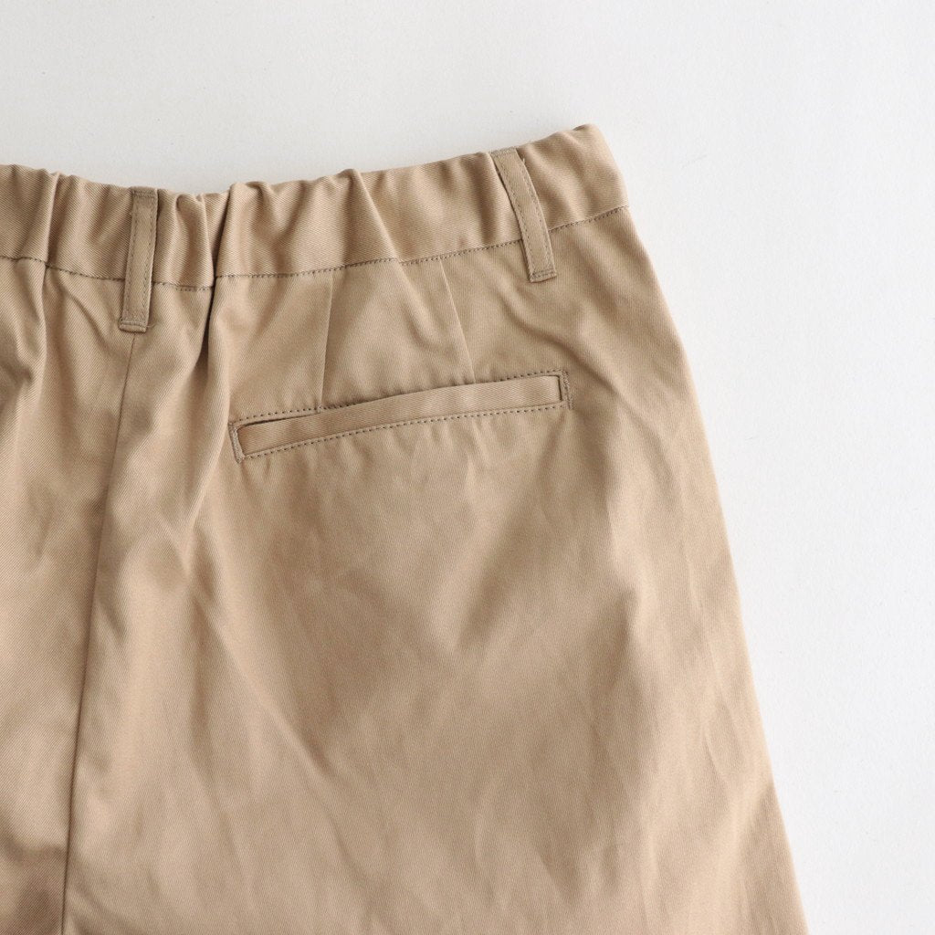 SUVIN CHINO WIDE STRAIGHT TROUSERS #BEIGE [GM232-40071B]