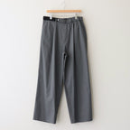 SOLOTEX TWILL WIDE CHEF PANTS #GRAY [GM232-40058B]
