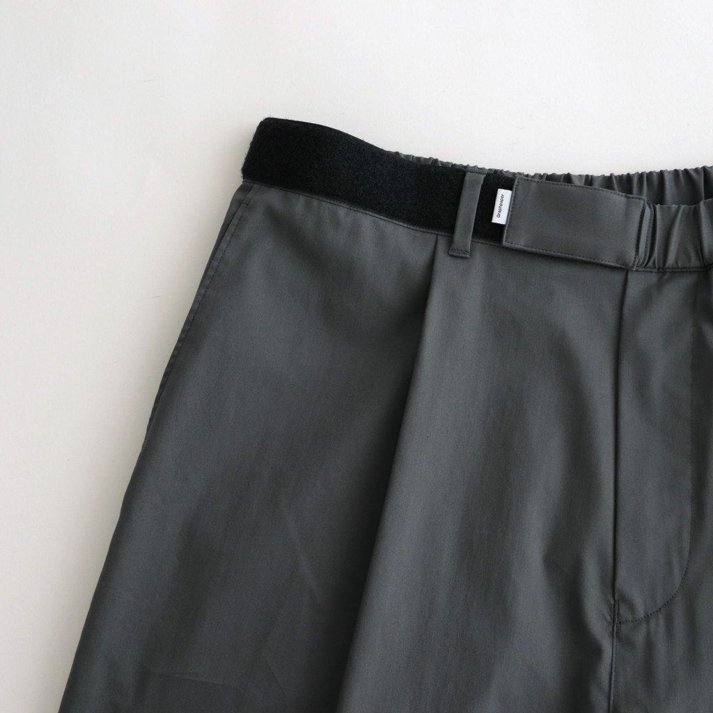 SOLOTEX TWILL WIDE CHEF PANTS #GRAY [GM232-40058B]