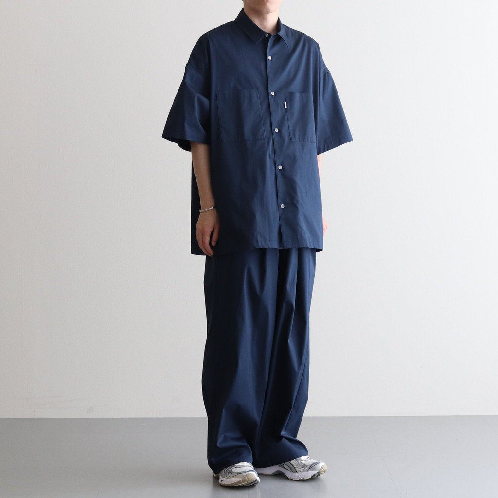 SOLOTEX TWILL WIDE CHEF PANTS #NAVY [GM232-40058B]