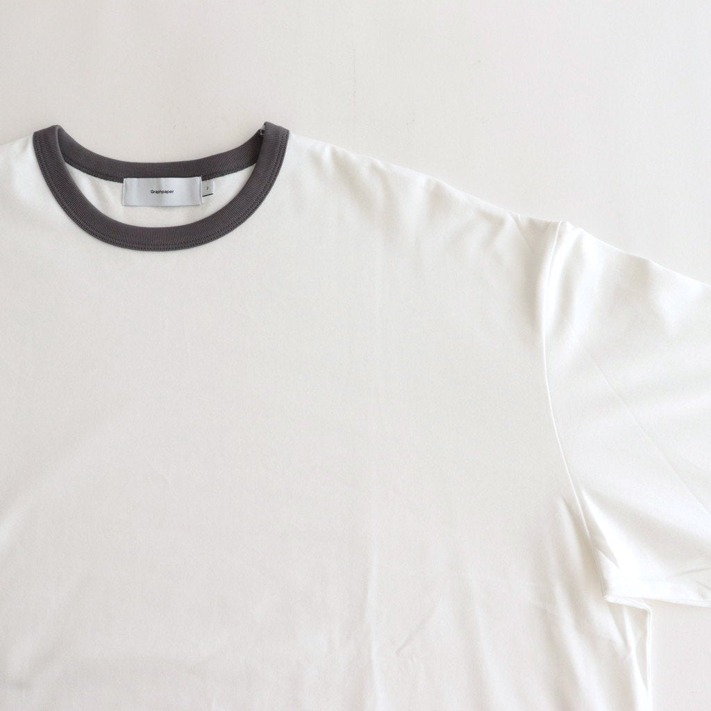 RINGER L/S TEE #WHITE [GM233-70112B]