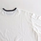 RINGER L/S TEE #WHITE [GM233-70112B]