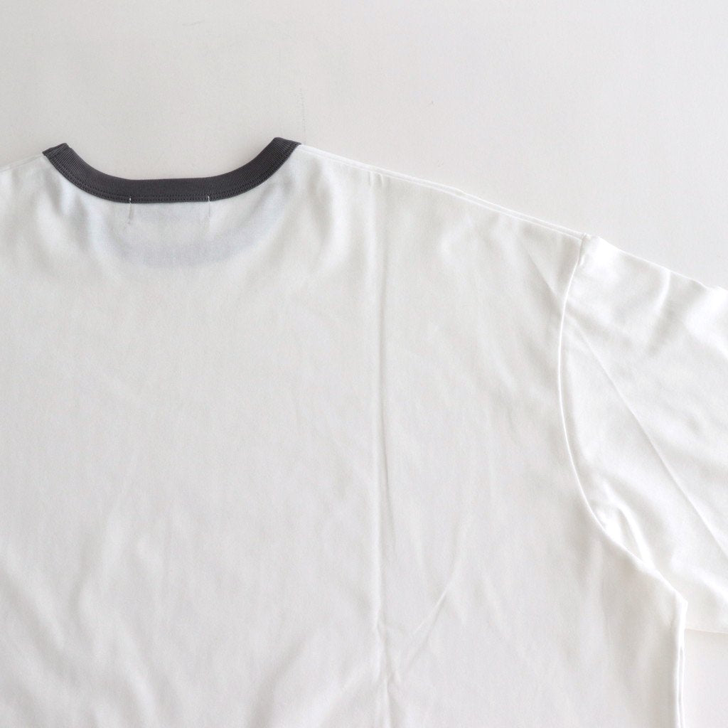 RINGER L/S TEE #WHITE [GM233-70112B]