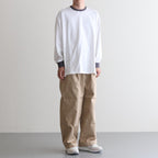 RINGER L/S TEE #WHITE [GM233-70112B]