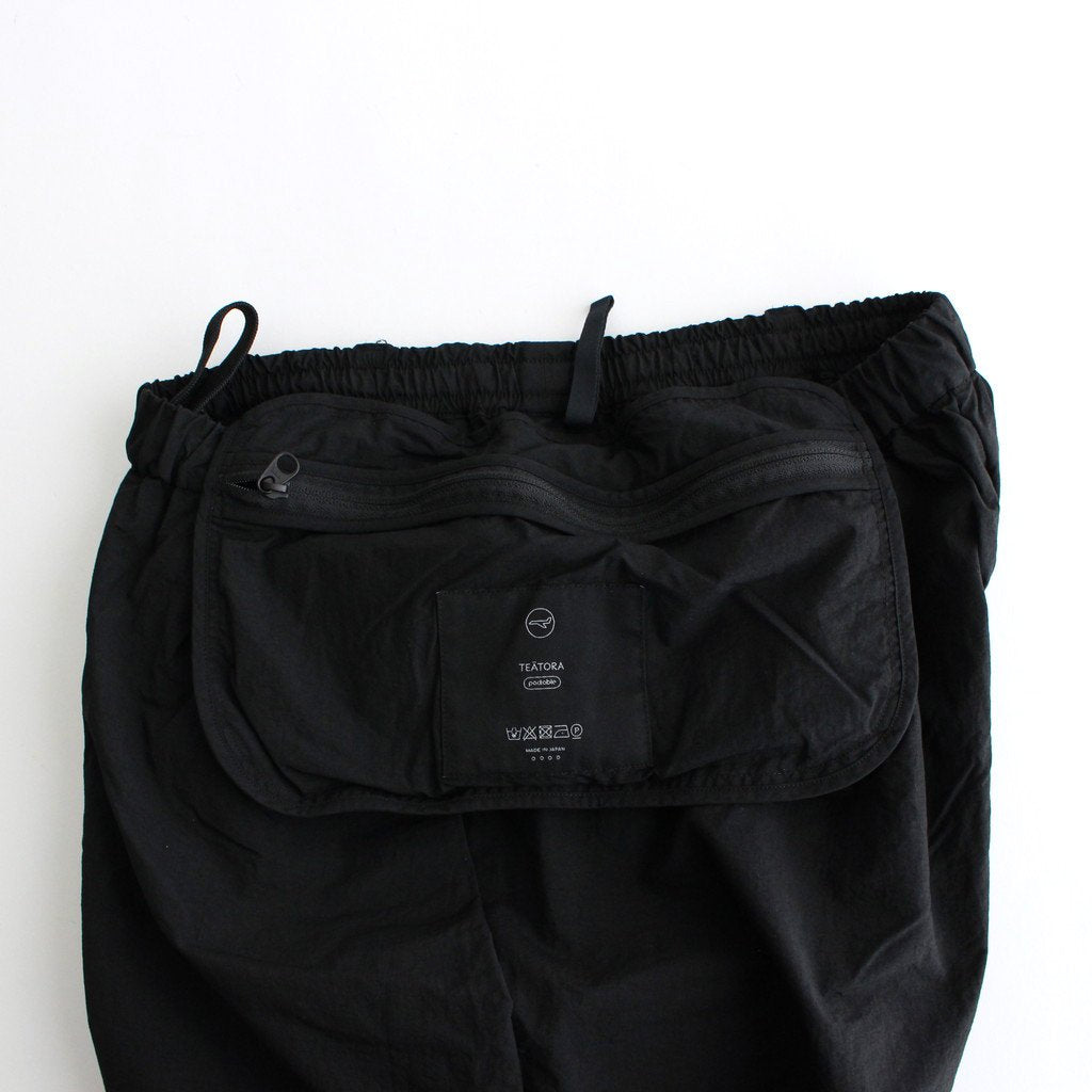 WALLET PANTS PACKABLE #BLACK [TT-004-P] _ TEATORA | テアトラ