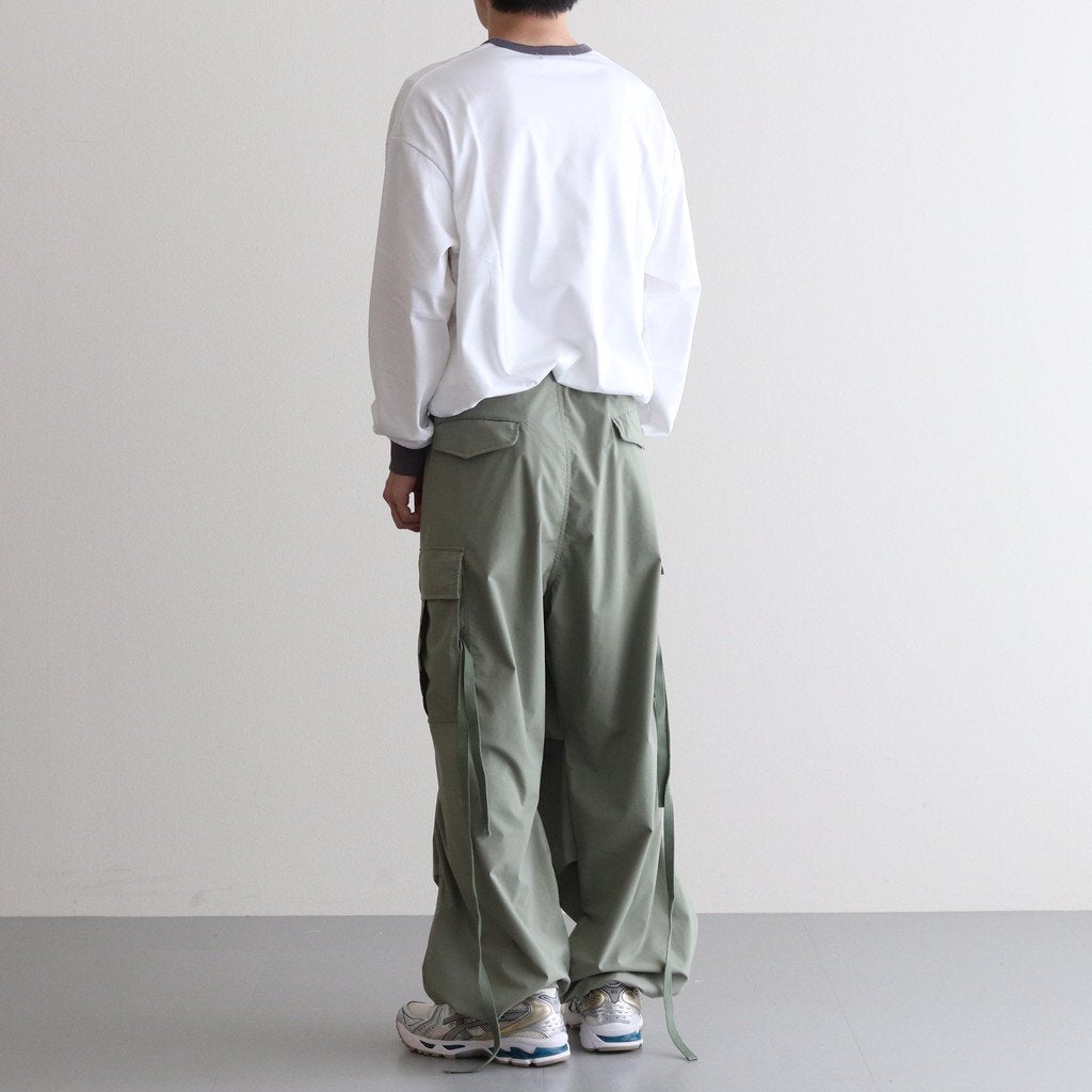 MICRO TYPEWRITER CARGO PANTS #SAGE [FSW-23-PT_007]