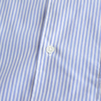 BROAD L/S OVERSIZED REGULAR COLLAR SHIRT #VIOLET STRIPE [GM233-50001STB]