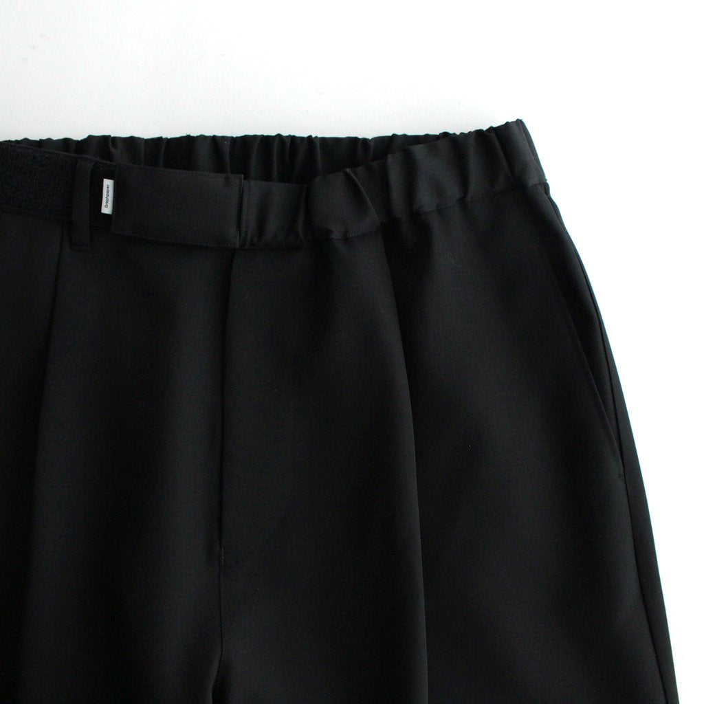 SCALE OFF WOOL WIDE CHEF PANTS #BLACK [GMB   Graphpaper
