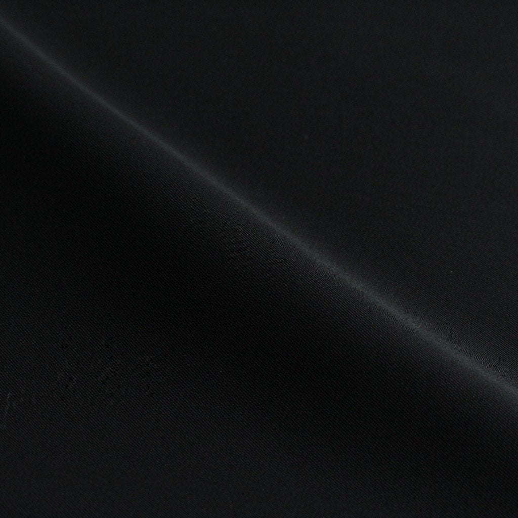 SCALE OFF WOOL WIDE CHEF PANTS #BLACK [GM233-40173B] _ Graphpaper