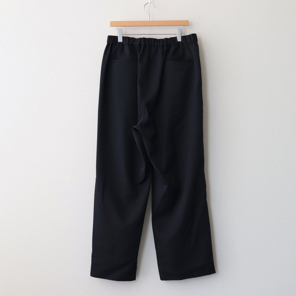 SCALE OFF WOOL WIDE CHEF PANTS #NAVY [GM233-40173B] _ Graphpaper