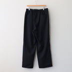 SCALE OFF WOOL WIDE CHEF PANTS #NAVY [GM233-40173B]