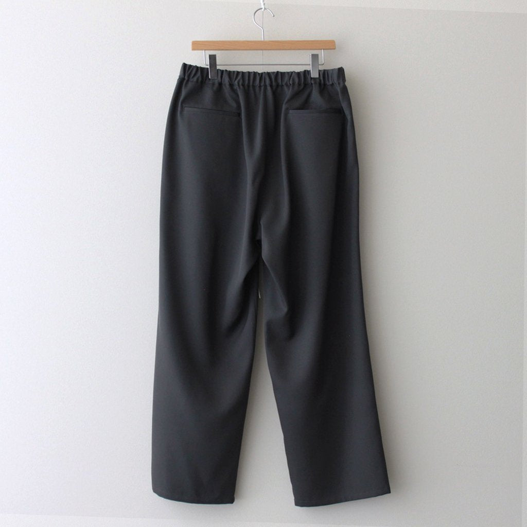 SCALE OFF WOOL WIDE CHEF PANTS #C.GRAY [GM233-40173B] _ Graphpaper