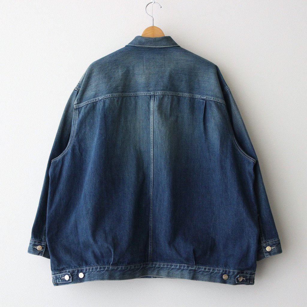 SELVAGE DENIM JACKET #DARK FADE [GU233-30185DB]