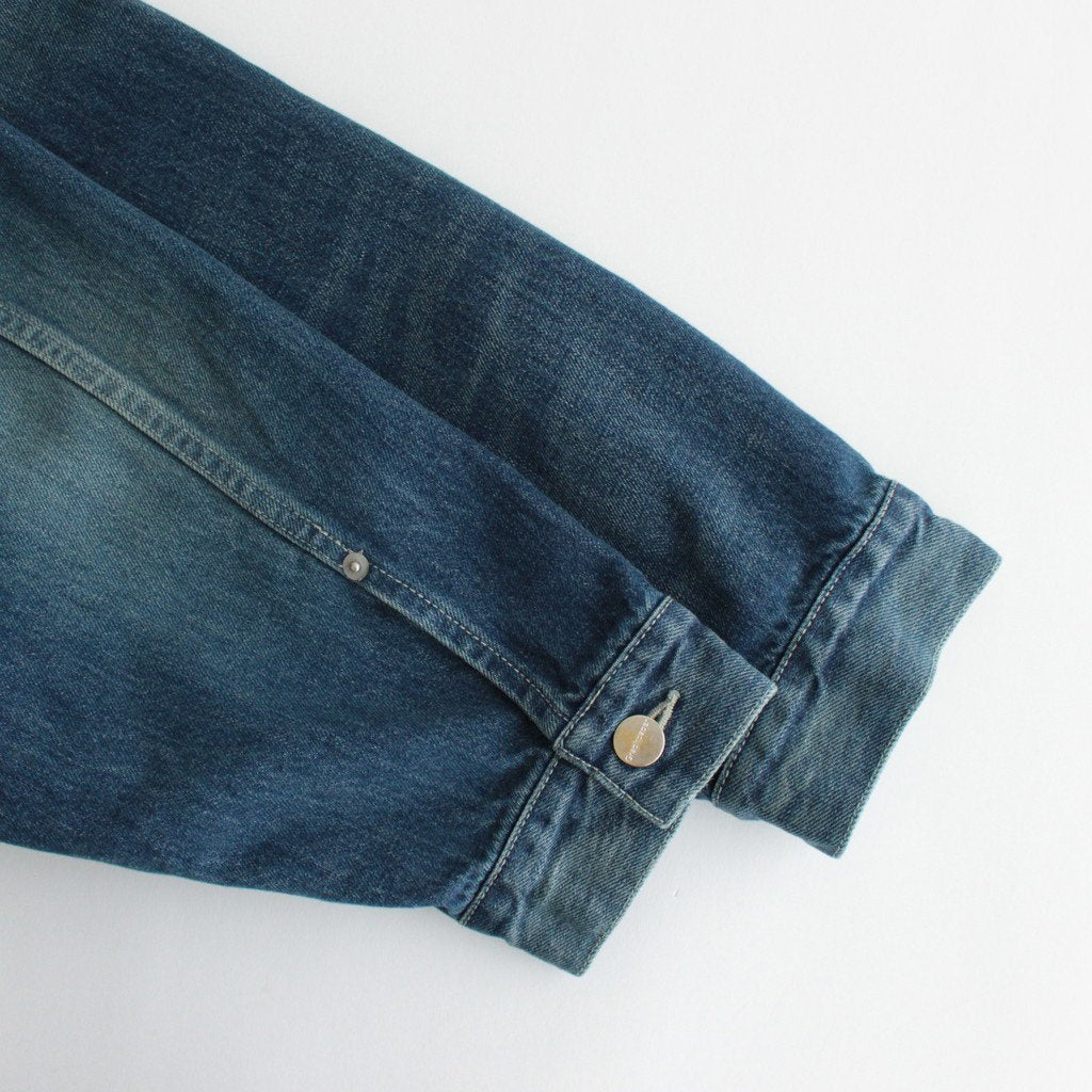 SELVAGE DENIM JACKET #DARK FADE [GU233-30185DB]