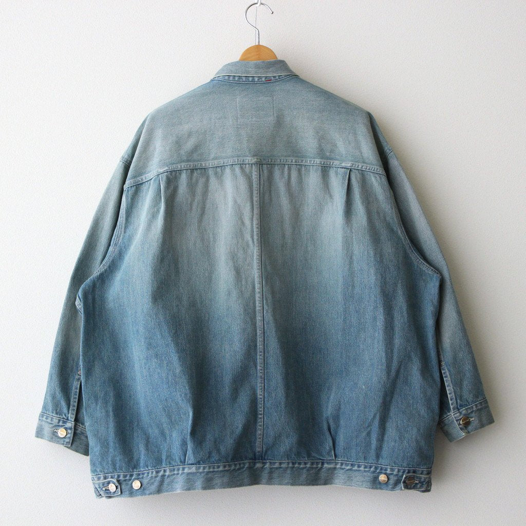 SELVAGE DENIM JACKET #LIGHT FADE [GU233-30185LB] _ Graphpaper | グラフペーパー –  ciacura