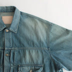 SELVAGE DENIM JACKET #LIGHT FADE [GU233-30185LB]