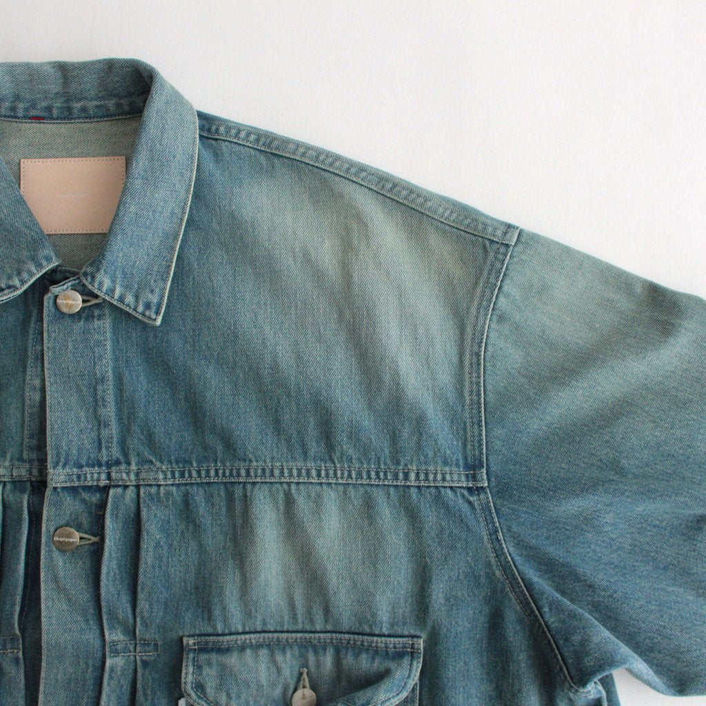 SELVAGE DENIM JACKET #LIGHT FADE [GU233-30185LB]