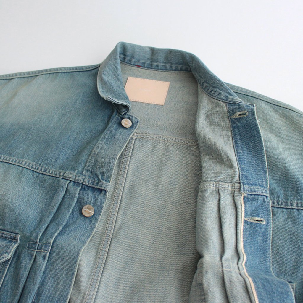 SELVAGE DENIM JACKET #LIGHT FADE [GU233-30185LB]