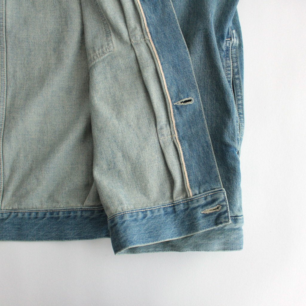 SELVAGE DENIM JACKET #LIGHT FADE [GU233-30185LB] _ Graphpaper