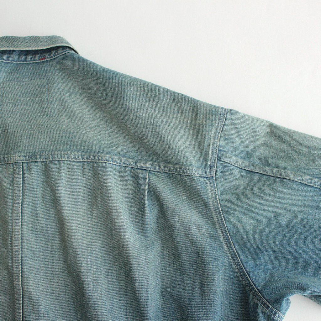 SELVAGE DENIM JACKET #LIGHT FADE [GU233-30185LB]