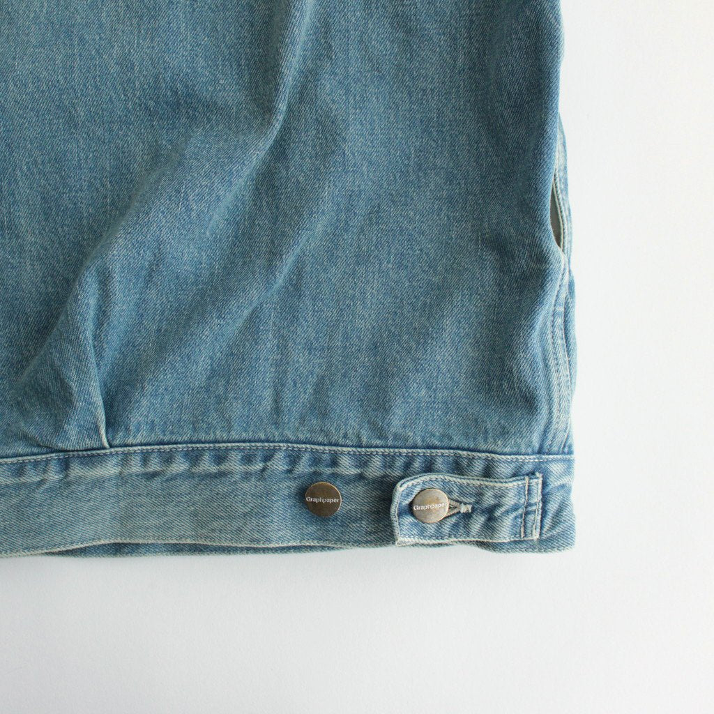 SELVAGE DENIM JACKET #LIGHT FADE [GU233-30185LB]