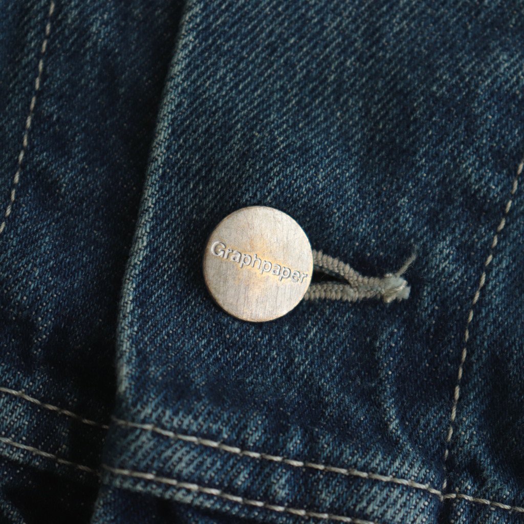 SELVAGE DENIM TRUCKER JACKET #DARK FADE [GU233-30186DB]
