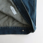 SELVAGE DENIM TRUCKER JACKET #DARK FADE [GU233-30186DB]