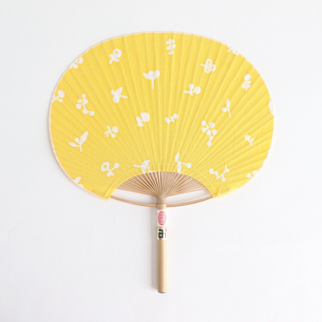 伊勢木綿の日永うちわ 中 #花