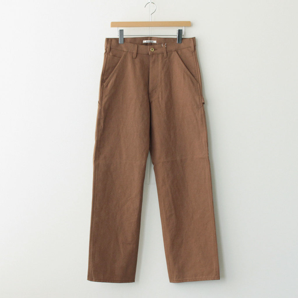 WASHED HEAVY CANVAS PANTS #BROWN [A23AP02MN]