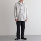 伊勢木綿のシャツ #L.GRAY