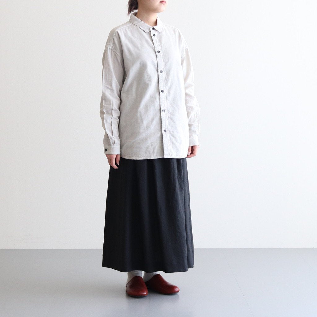 伊勢木綿のシャツ #L.GRAY