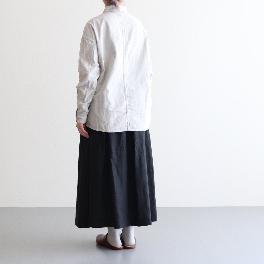 伊勢木綿のシャツ #L.GRAY